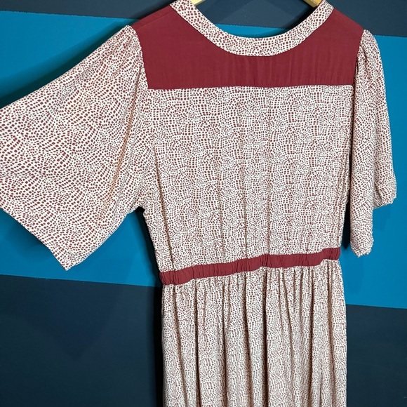 Bohemian Red and Cream Maxi Dress - Picture 9 of 14